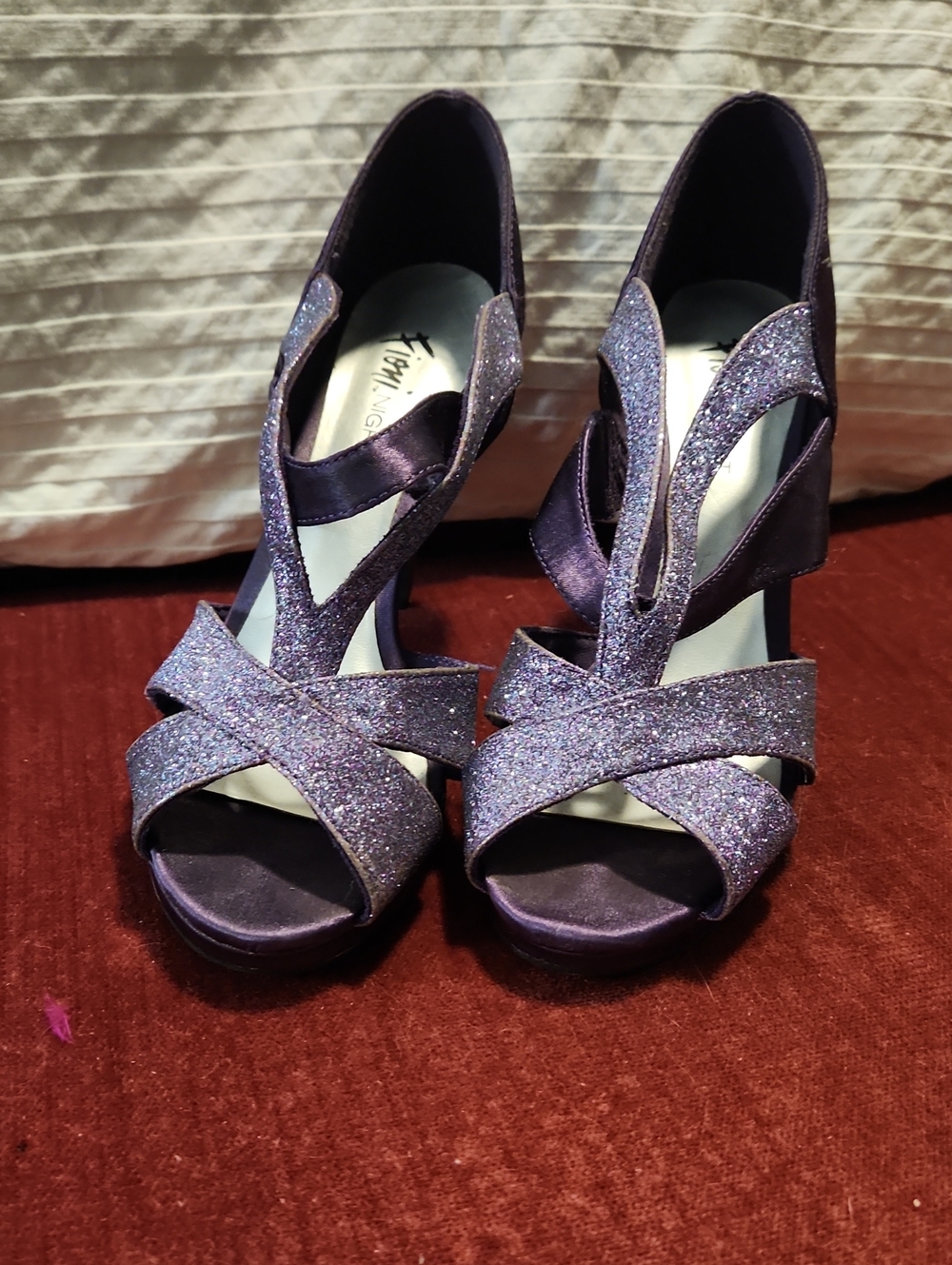 Purple Glam Heels